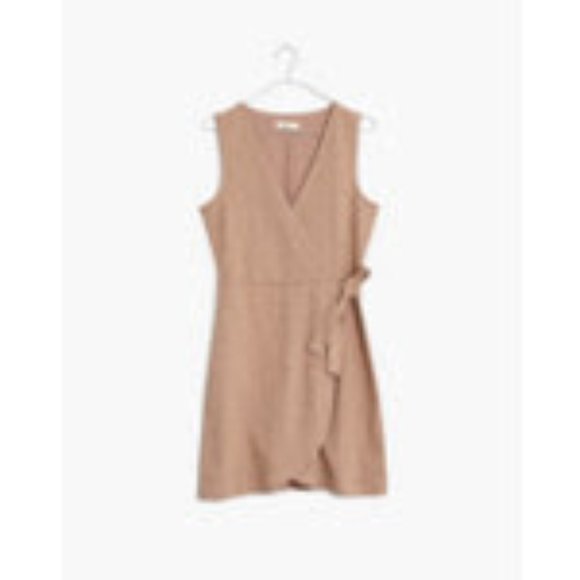 Madewell Side-Tie Dress - XS - Tan - Picture 4 of 6